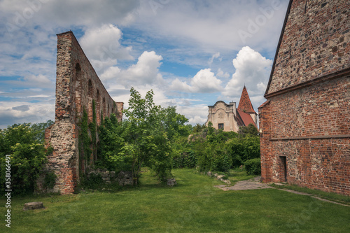 Obraz na płótnie Cistercian Abbey in Sulejow, Lodzkie, Poland w salonie