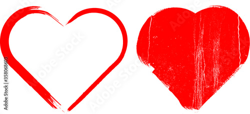 Herz Vektor Hintergrund.
