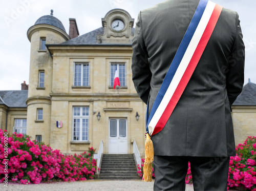Obraz na plátně batiment mairie commune