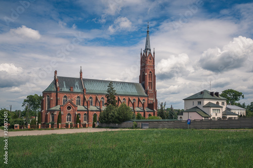 Obraz na płótnie Church of Saint Florian in Sulejow, Lodzkie, Poland w salonie