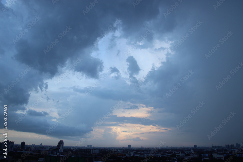 dark cloudy sky evening time dark cloudy sky evening time