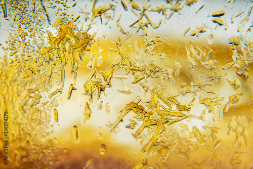 CBD Crystals in distillate Cannabis Extract