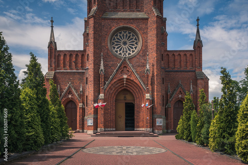 Church of Saint Florian in Sulejow, Lodzkie, Poland photo