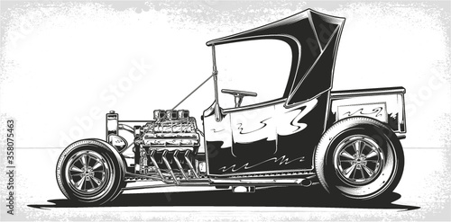 Vector Hot Rod