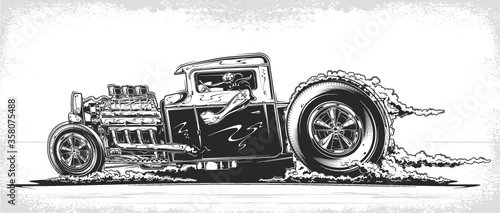 Vector Hot Rod