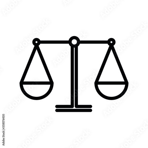 Ethics line flat vector icon for mobile application, button and website design. Illustration isolated on white background. EPS 10 design, logo, app, infographic.