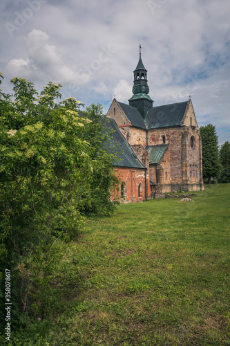 Obraz na płótnie Cistercian Abbey in Sulejow, Lodzkie, Poland w salonie