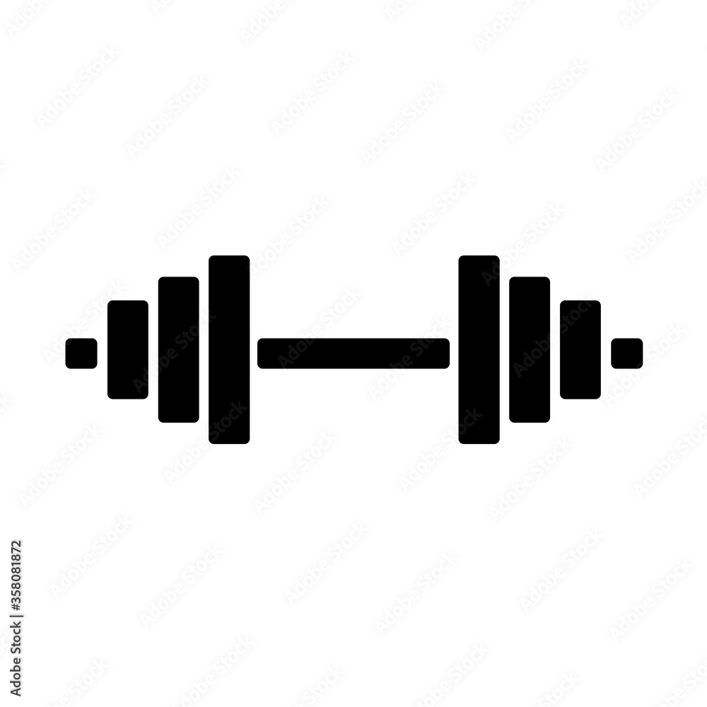 Barbell Icon Vector Illustration Design Barbell Icon Vector Illustration Design