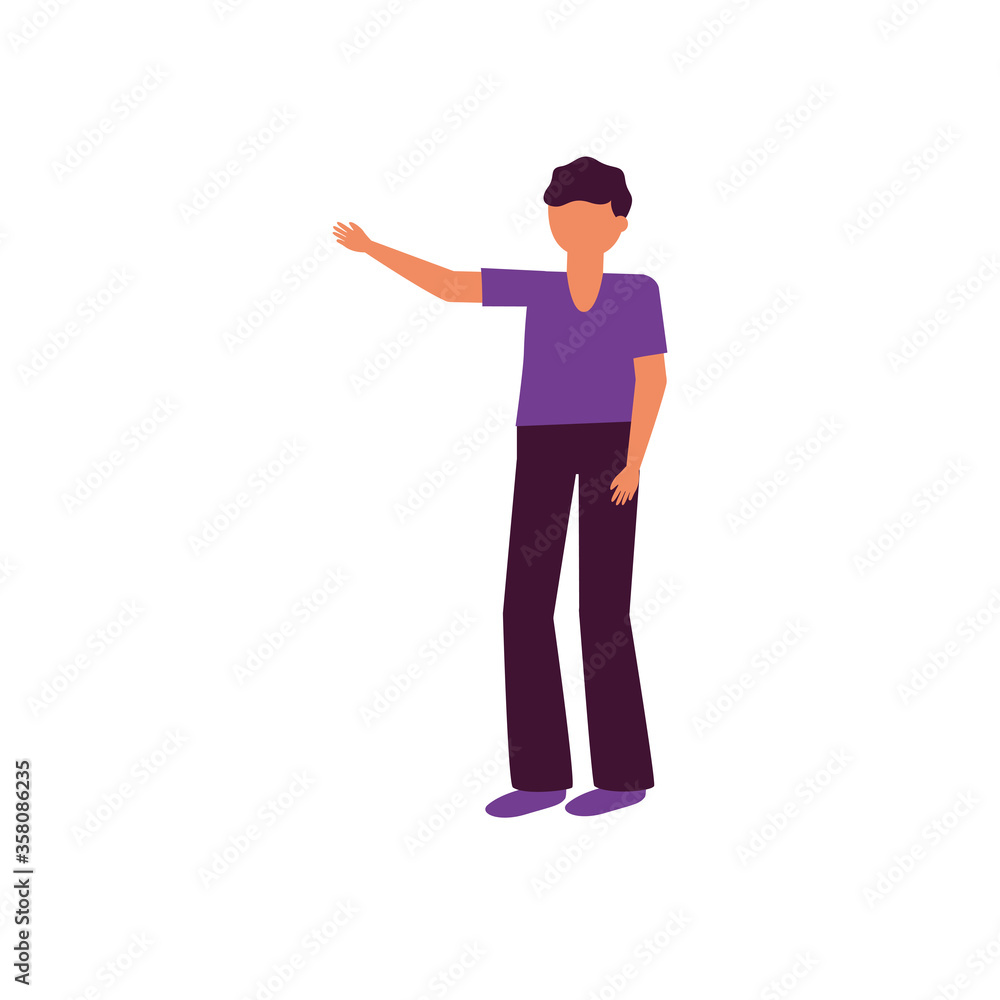 Isolated avatar man vector design