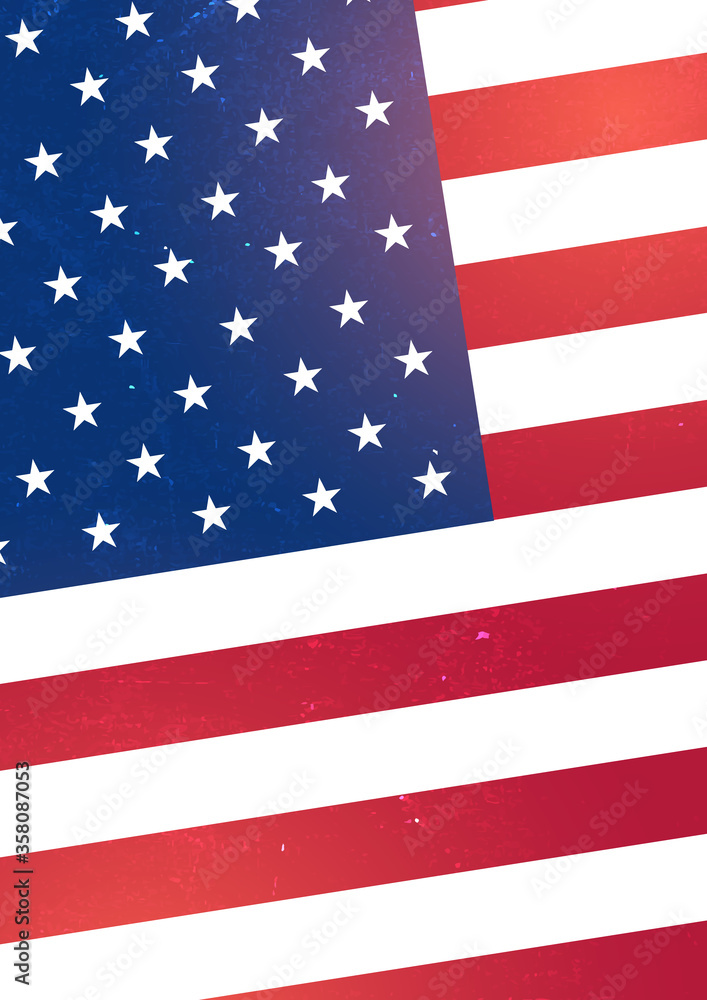 Background with USA flag. Vector grange illustration. Background with USA flag. Vector grange illustration.