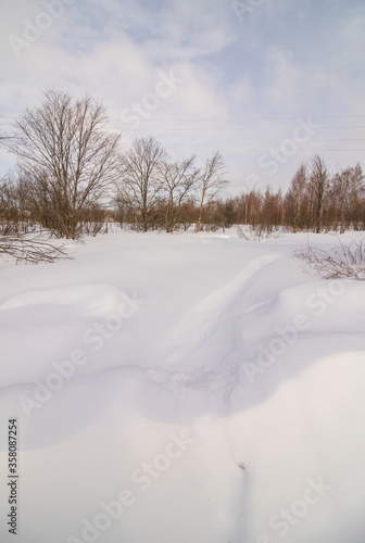 snow road in cold winter © Александр Тихомиров