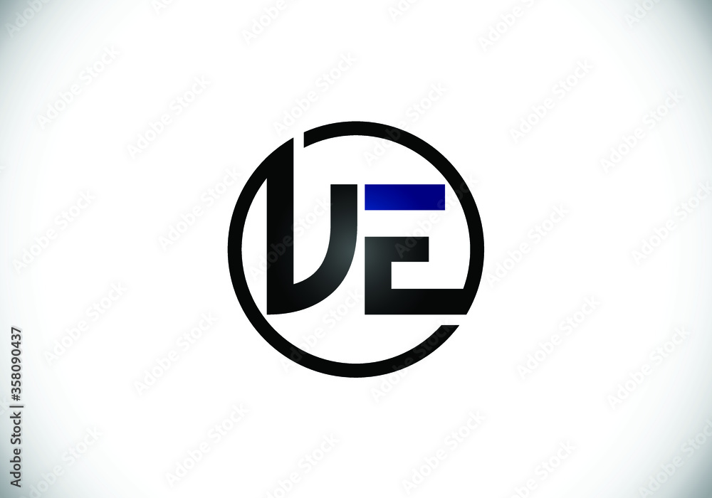 Initial Monogram Letter V E Logo Design Vector Template. V E Letter Logo Design Initial Monogram Letter V E Logo Design Vector Template. V E Letter Logo Design