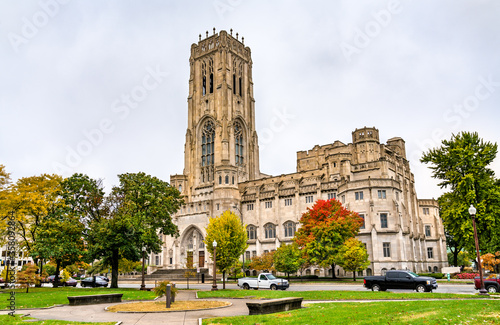 Scottish Rite Cathedral in downtown Indianapolis, USA