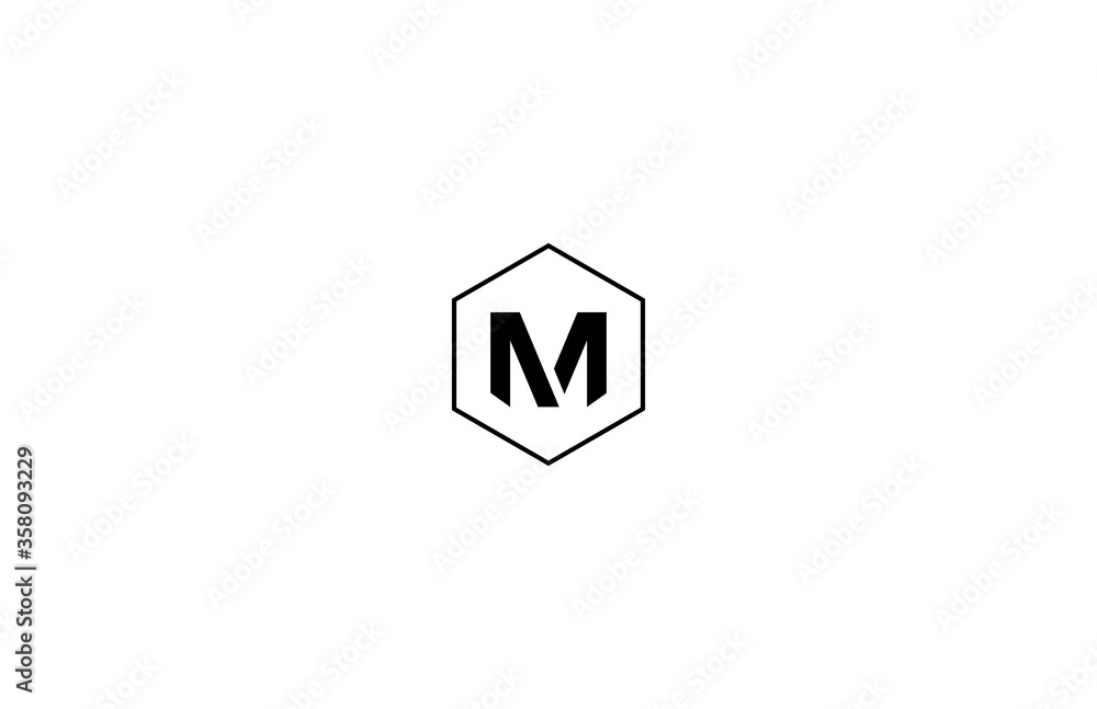 Simple and modern monogram letter M logo design Simple and modern monogram letter M logo design