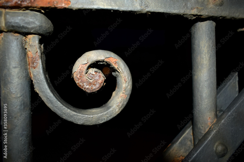 old rusty lock