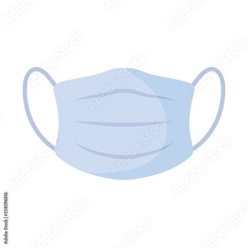 mouth guard mask medicine , flat style icon