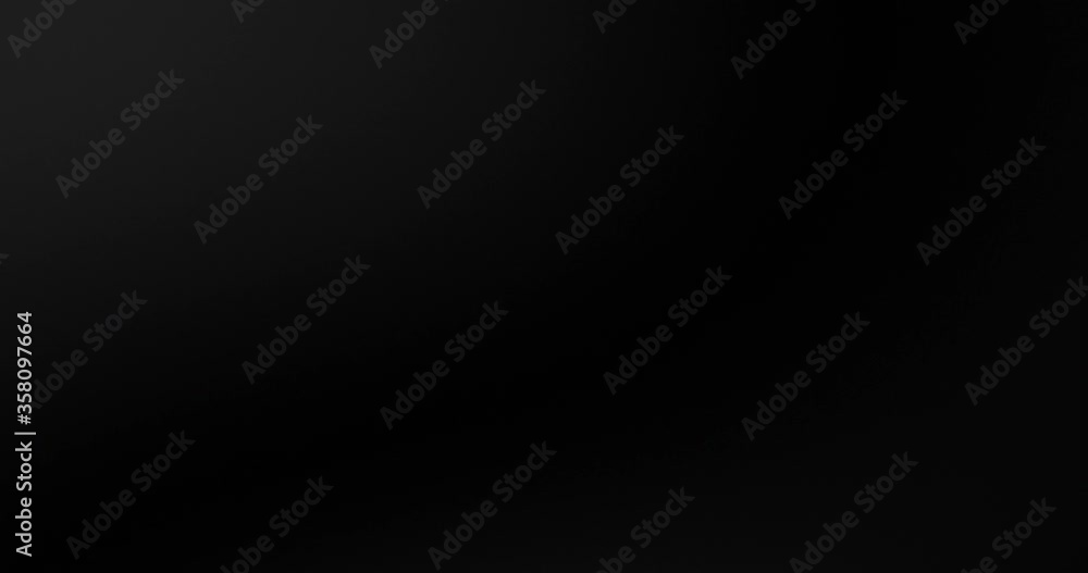 abstract black background,moving gray gradient and lights on black surface in seamless loop