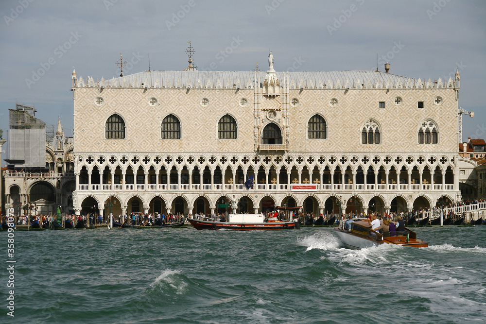 venice, veneto, italy, september, 25.th, 2014, view from canale grande tosan marco