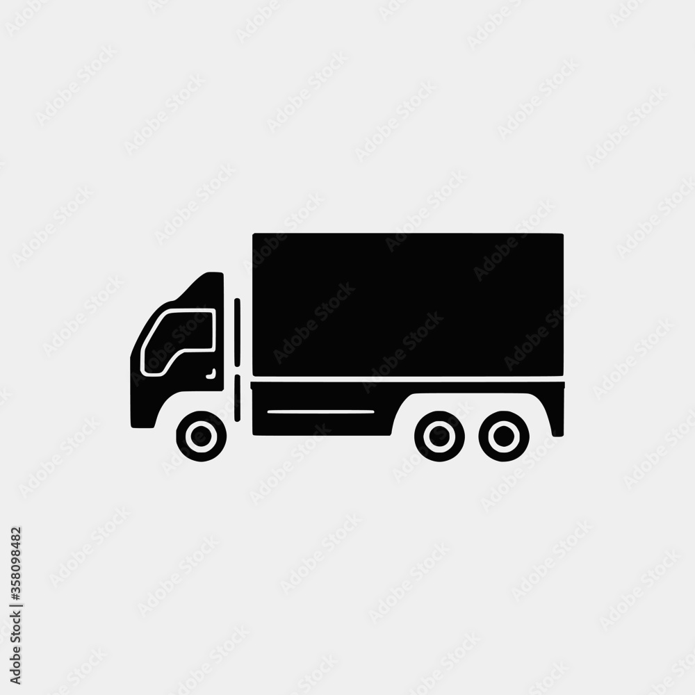 Truck vector icon Truck vector icon