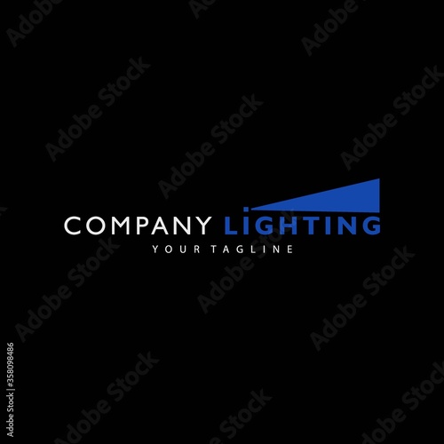 modern incandescent brand logo vector