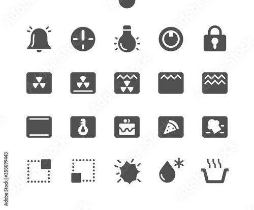 Oven Symbols Well-crafted Pixel Perfect Vector Solid Icons 30 2x Grid for Web Graphics and Apps. Simple Minimal Pictogram