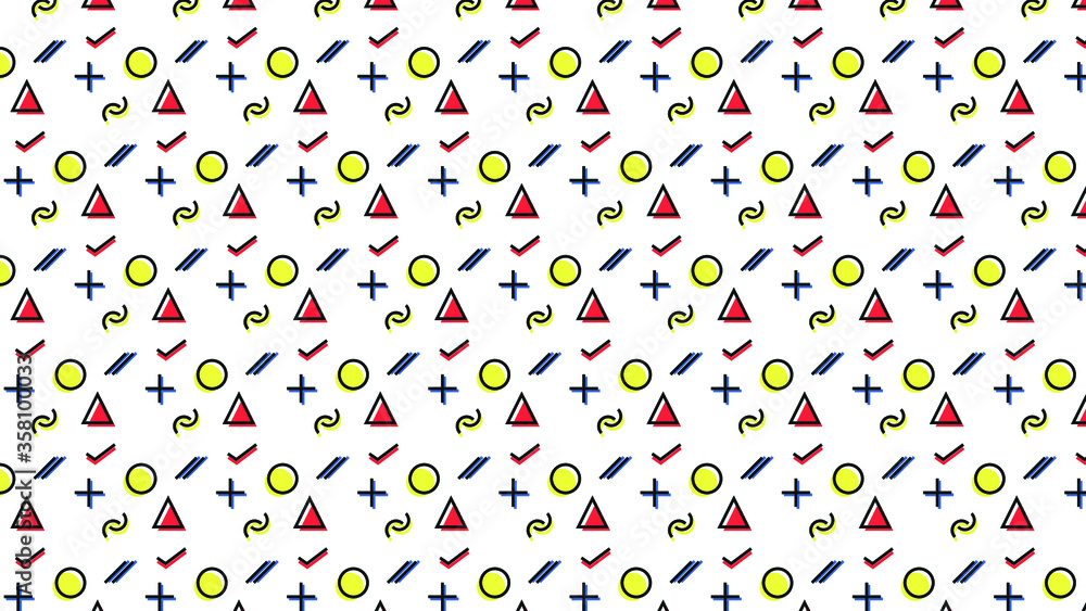 Obraz premium seamless pattern with colorful confetti