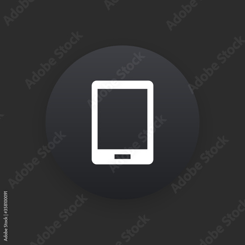 Phone -  Matte Black Web Button