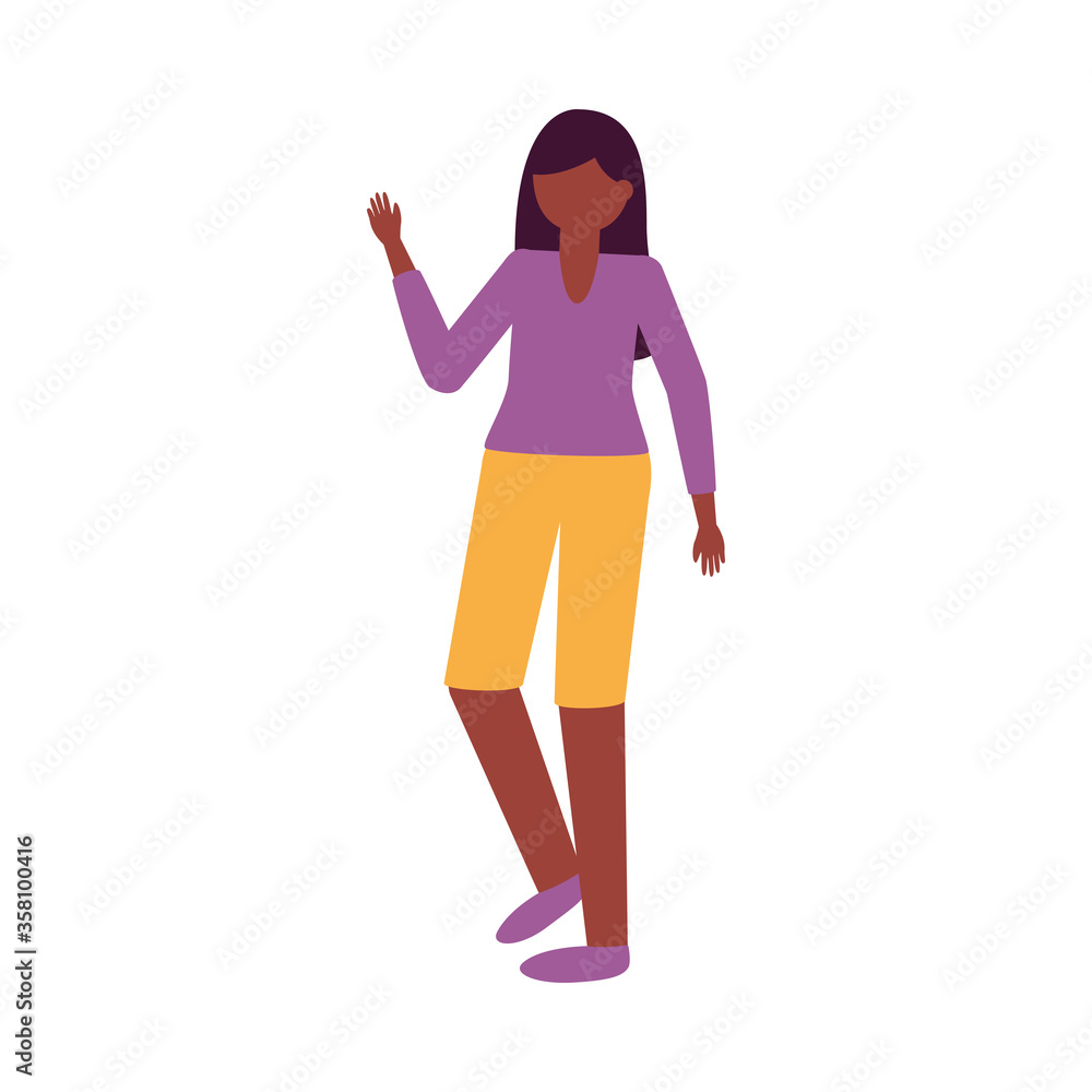 Isolated avatar woman vector design Isolated avatar woman vector design