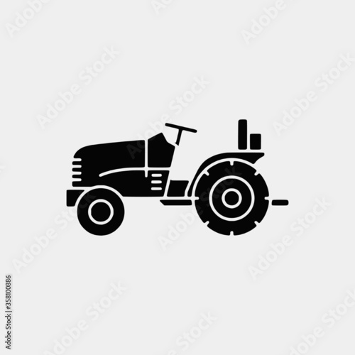 Tractor Vector icon Set