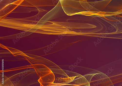 Abstract simple digital background with flame frames photo