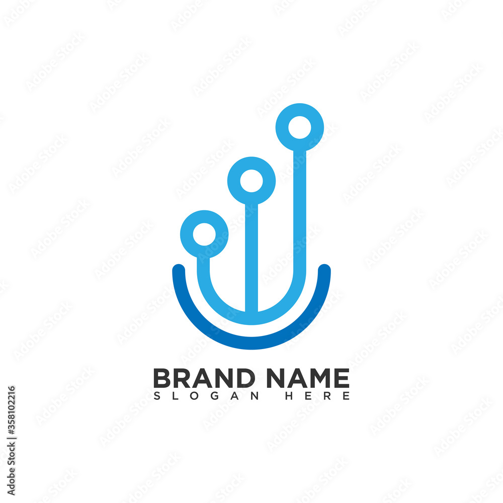 Grow Tech Logo Design Template Grow Tech Logo Design Template
