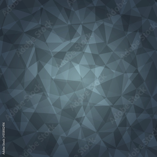 abstract background image in cool colors with different triangles of different transparency