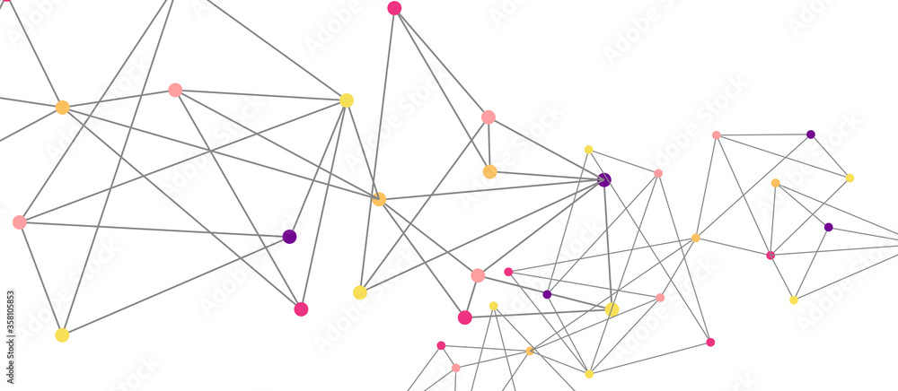 Line points connections, triangular technology design. Abstract geometric background Line points connections, triangular technology design. Abstract geometric background