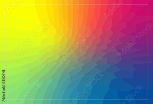 Colorful, irregular polygon background. Spectrum abstract background. Vector  illustration EPS