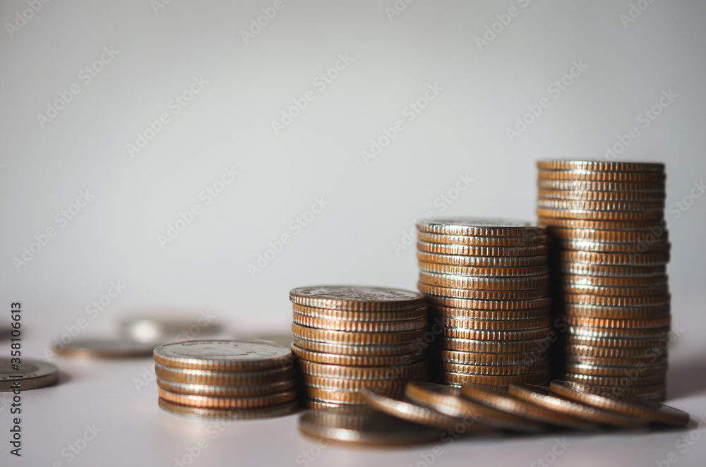 business financial strategy concept group row of coin stack money saving and investment plan. economy marketing and banking. business financial strategy concept group row of coin stack money saving and investment plan. economy marketing and banking.