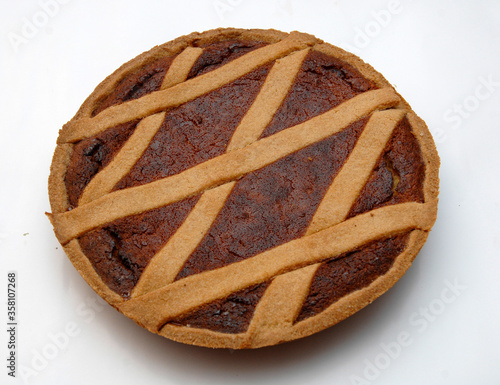 Tableau sur toile Pastiera napoletana is a traditional cake from Campania region in southern of  I
