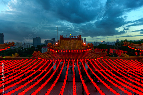 Canvas Print Thean Hou Chinese Temple, Kuala Lumpur, Malaysia