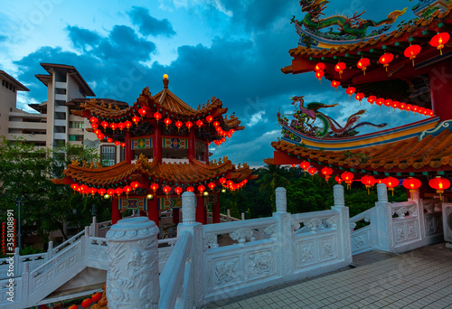 Photography Thean Hou Chinese Temple, Kuala Lumpur, Malaysia