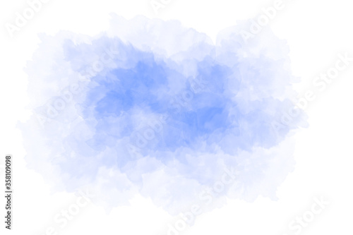 Light blue watercolor splash background