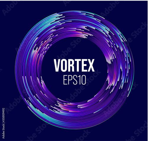 Concentric lines, great design for any purposes. Web design. spin rotation concentric line moving. Abstract geometric frame.