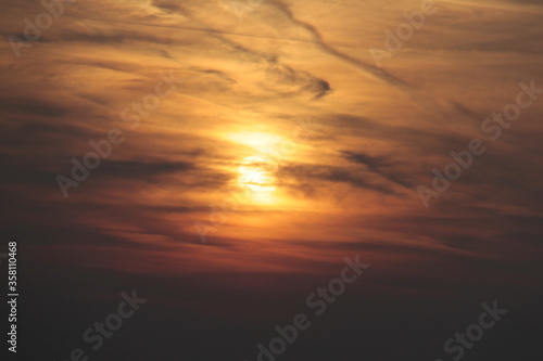 Himmelserscheinung im Abendrot