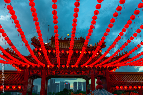 Photography Thean Hou - beautiful chinese temple in Kuala Lumpur