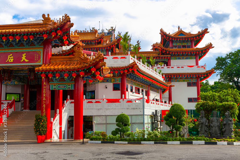 Thean Hou - beautiful chinese temple in Kuala Lumpur Thean Hou - beautiful chinese temple in Kuala Lumpur