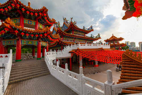 Photography Thean Hou - beautiful chinese temple in Kuala Lumpur