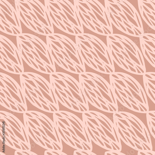 Pink abstract seamless pattern flat vector illustration