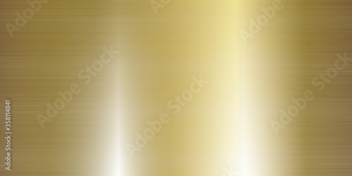 Gold metal texture - Industrial style design banner background