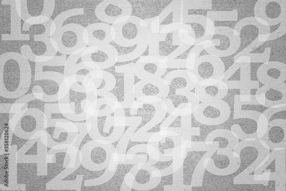 Number Text pattern texture background wallpaper
