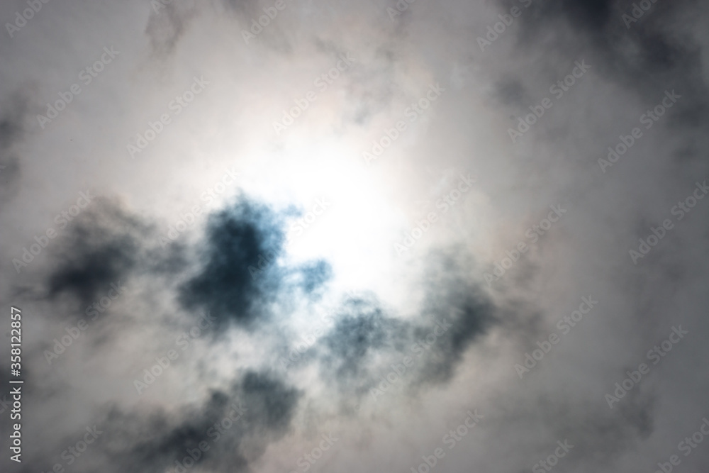 Clouded sun with some weird colors Clouded sun with some weird colors
