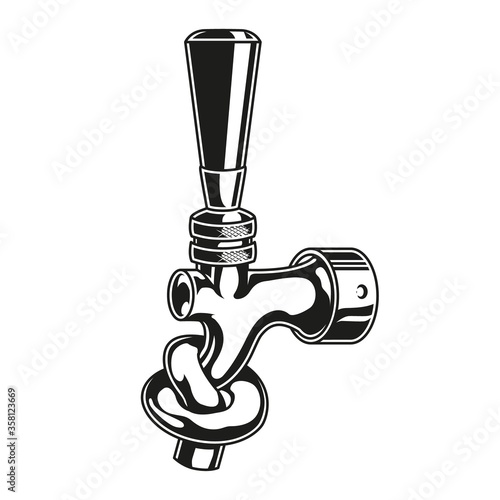 Beer tap tied in knot