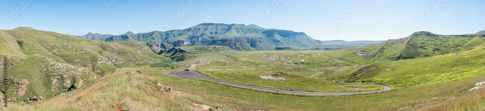 Panorama of the  Golden Gate area seen from Zuluhoek Viewpoint